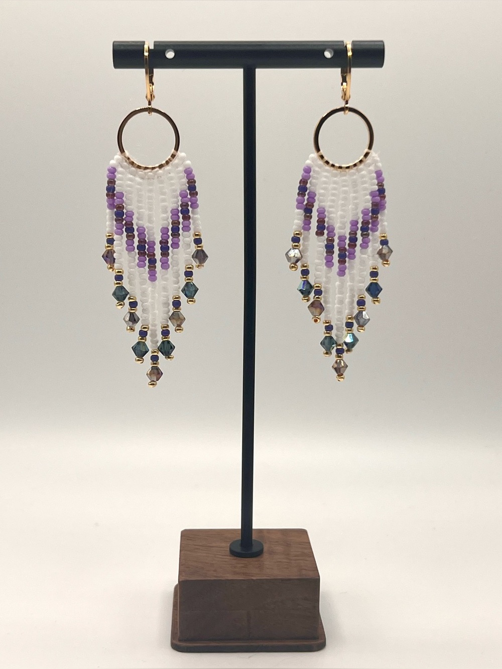 Circle Boho Fringe Earrings